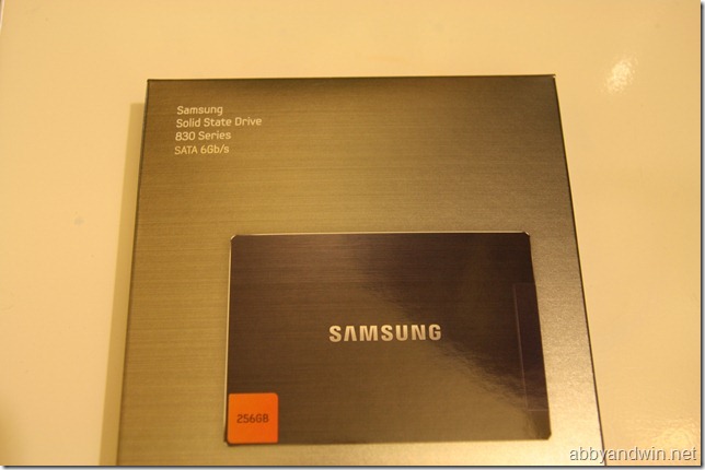 Samsung 830 Series 256GB SSD drive